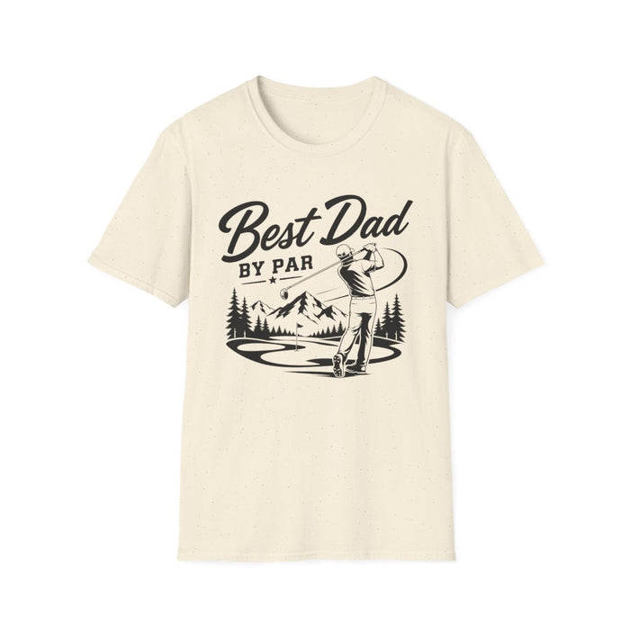 Best Dad By Par Golf T-Shirt - funny t-shirt by Cheeky Business