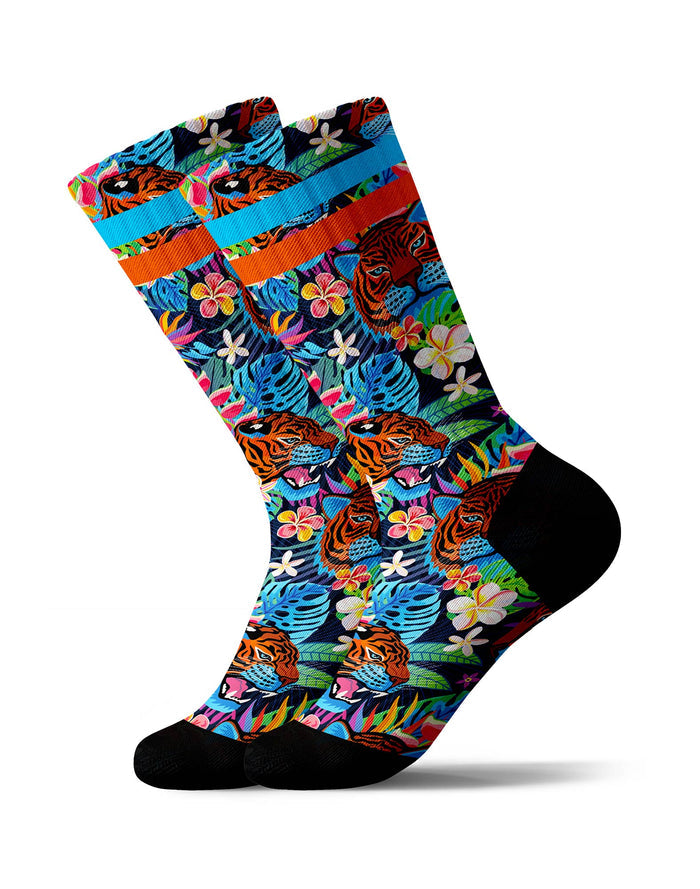 chaussettes sublimées tigerblue PULLIN