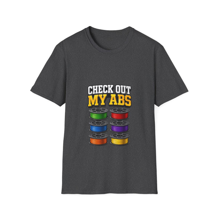 Check Out My ABS T-Shirt - funny t-shirt by Cheeky Business