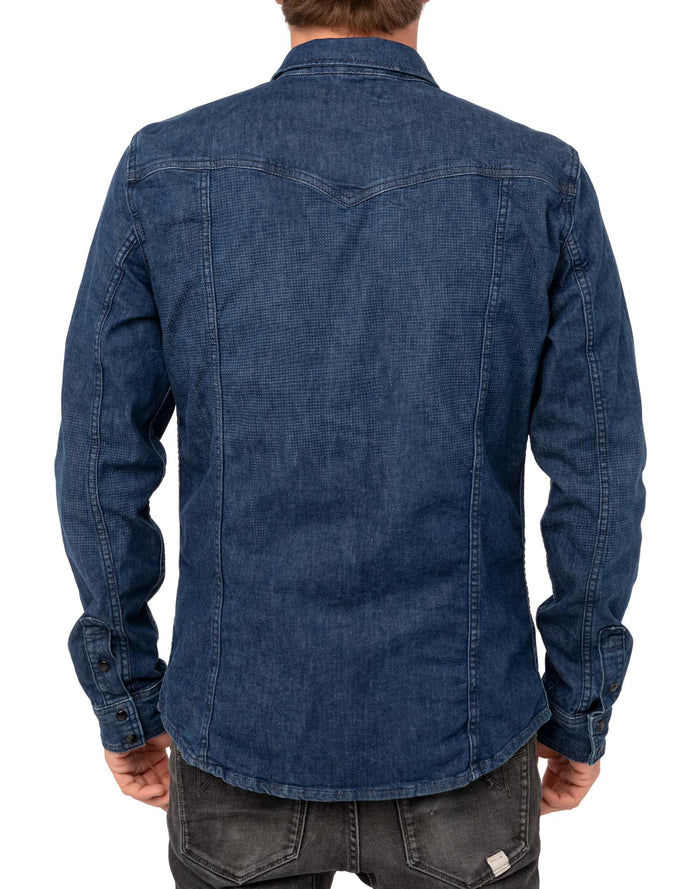 chemise blue PULLIN en coton