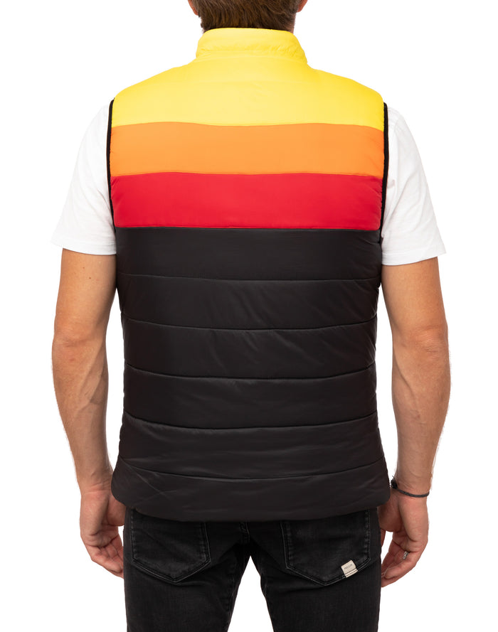 doudoune sans manches blkrainbow PULLIN en nylon