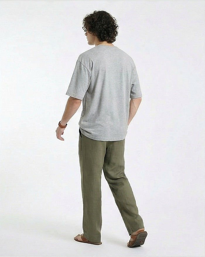 Essential Heather Grey Oversized T-Shirt