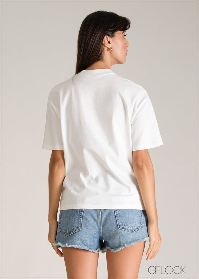Graphic Tee - women’s top alternate view - GFLOCK Sri Lanka