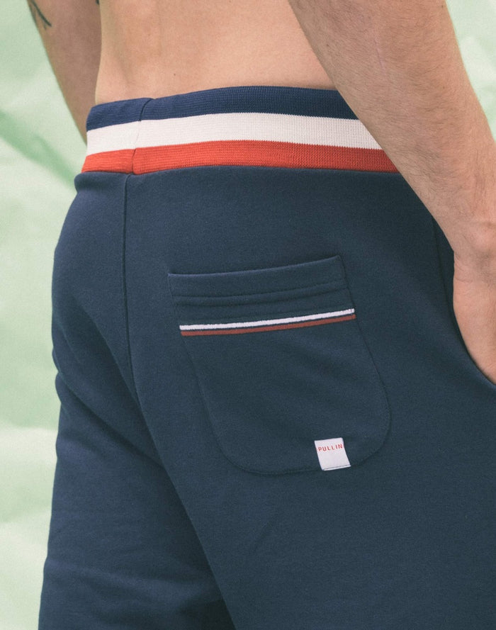 jogging loose navy19 PULLIN en coton