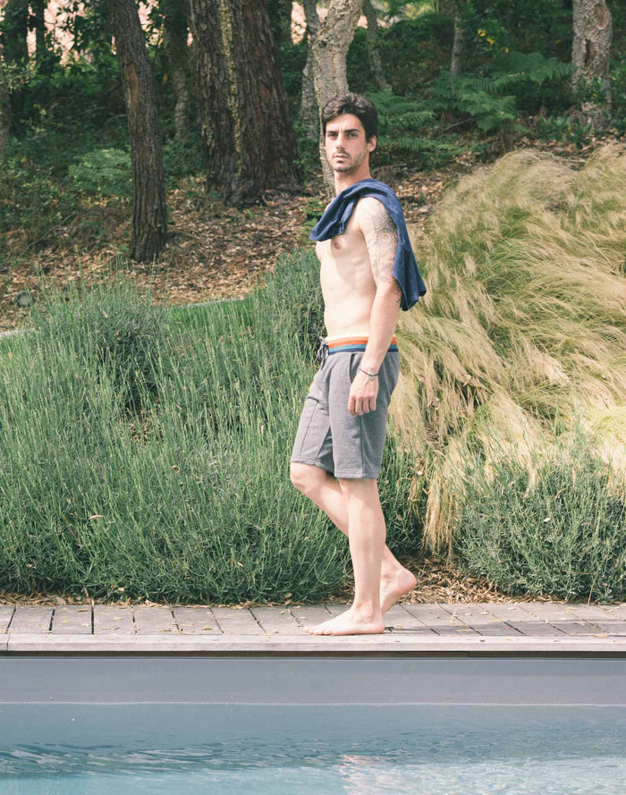 jogging short dkgrey PULLIN en coton