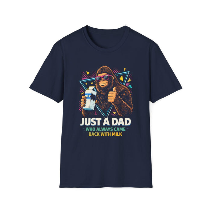 dark chocolate t-shirt with funny father's day design