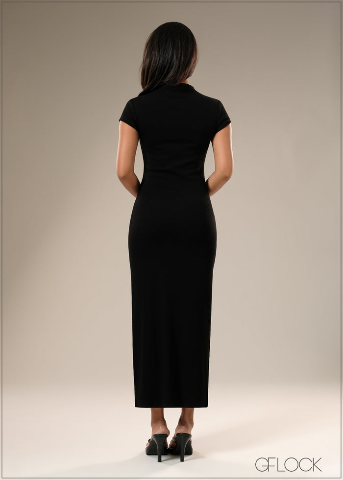 Knitted Long Dress - 100925