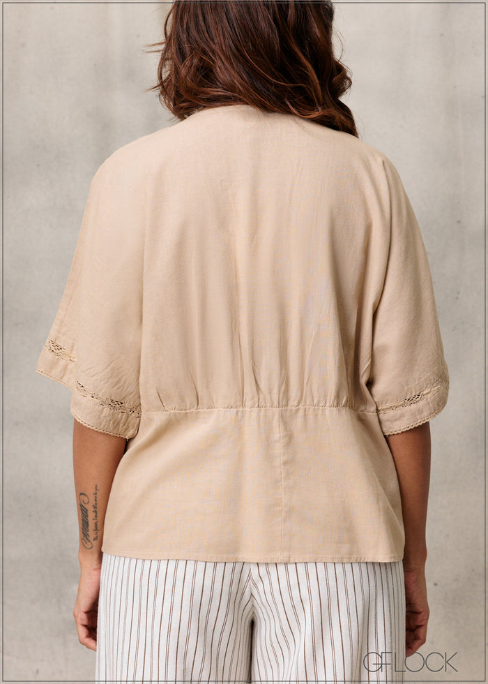 Lace Detailed Top - 020326