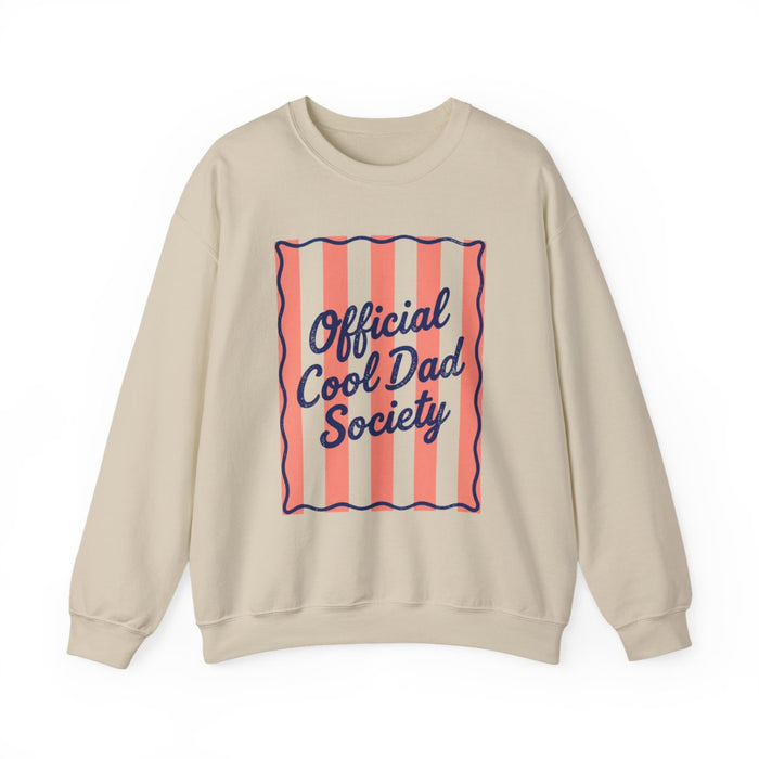sport grey sweatshirt with cool dad society funny dad design