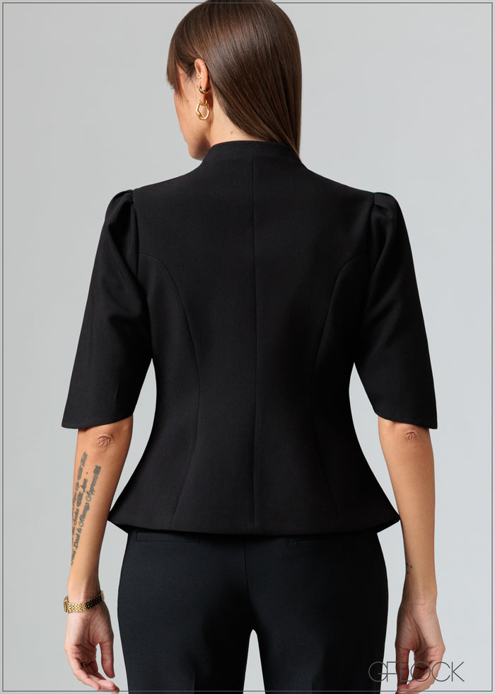 Puffed Sleeve Top - 070426