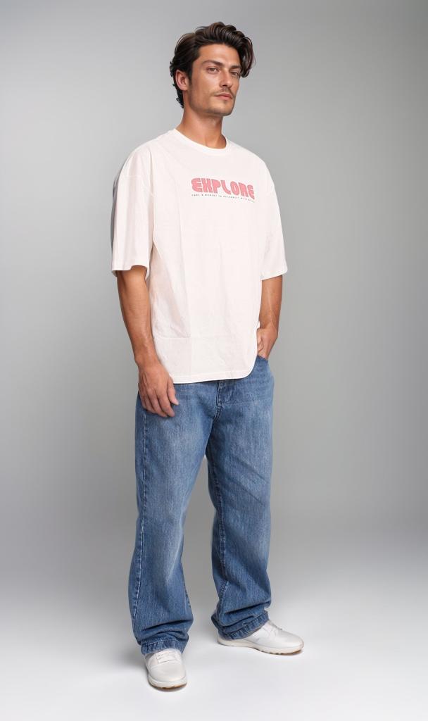 R207692 - Explore Graphic T-Shirt - Off White
