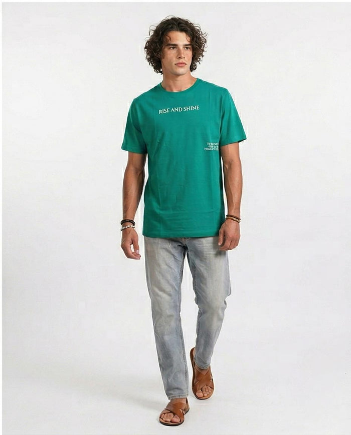 Ravin "Sunrise" Graphic T-Shirt - Forest Green - O203069