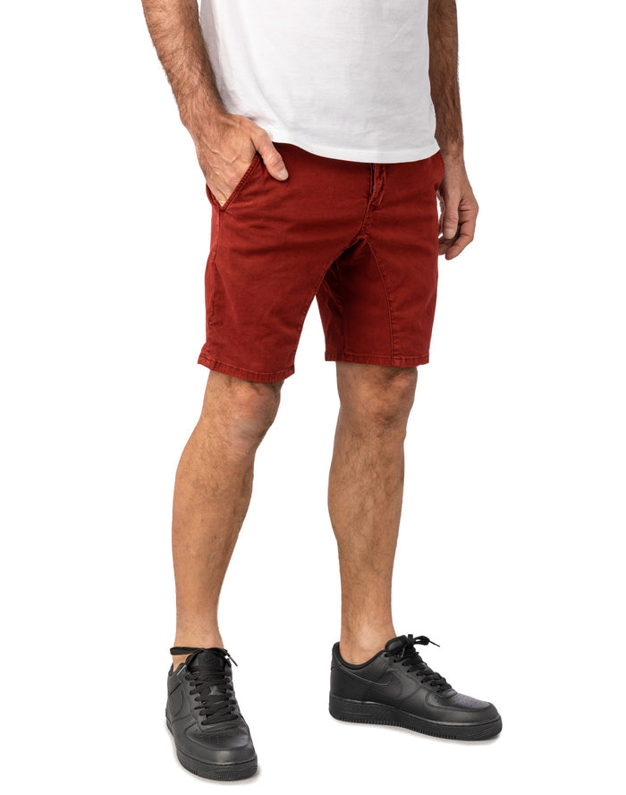 short chino redearth PULLIN en coton