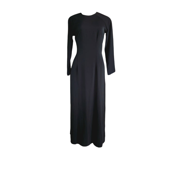 Solid Black Ao Dai Set