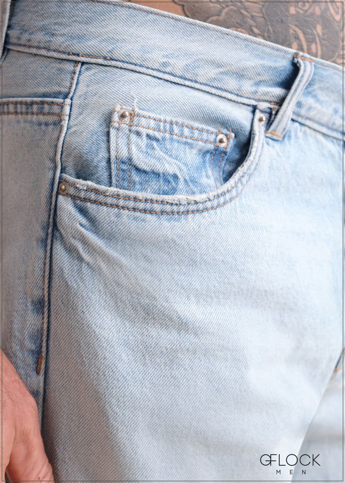 Straight Leg Jean - Short Length - 090726