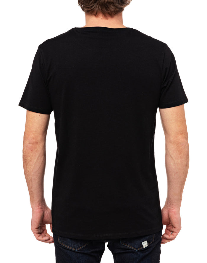 t-shirt plainblack PULLIN en coton