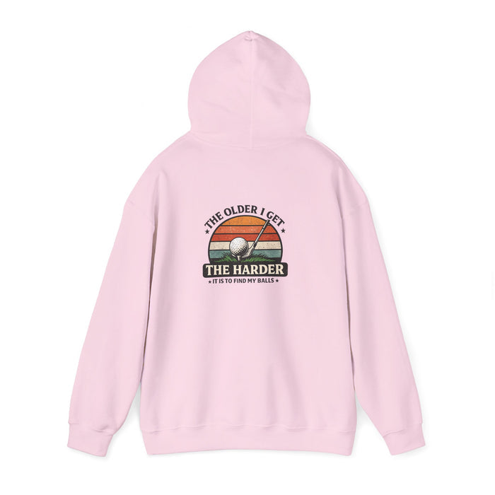 the older i get the harder it is to find my balls golf hoodie hoodie fourth colour product image