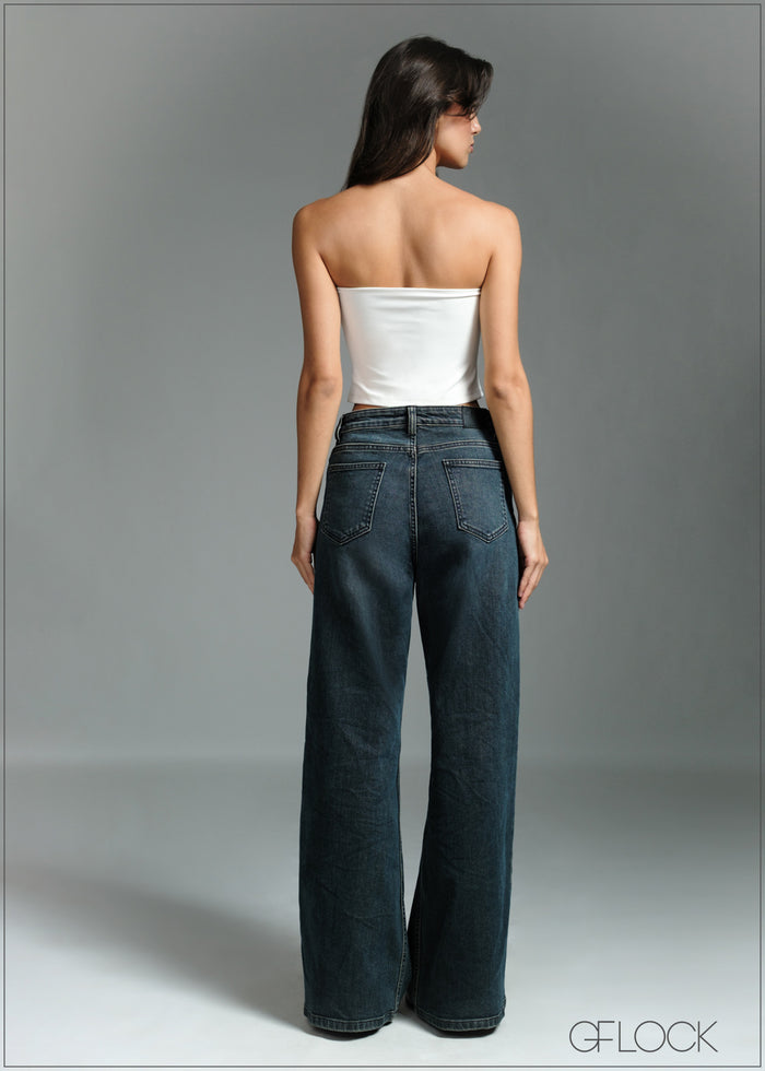 Wide Leg Jean - Long Length - 250726