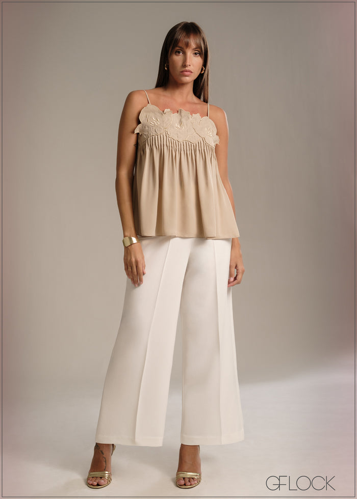Applique Strappy Top - 120226