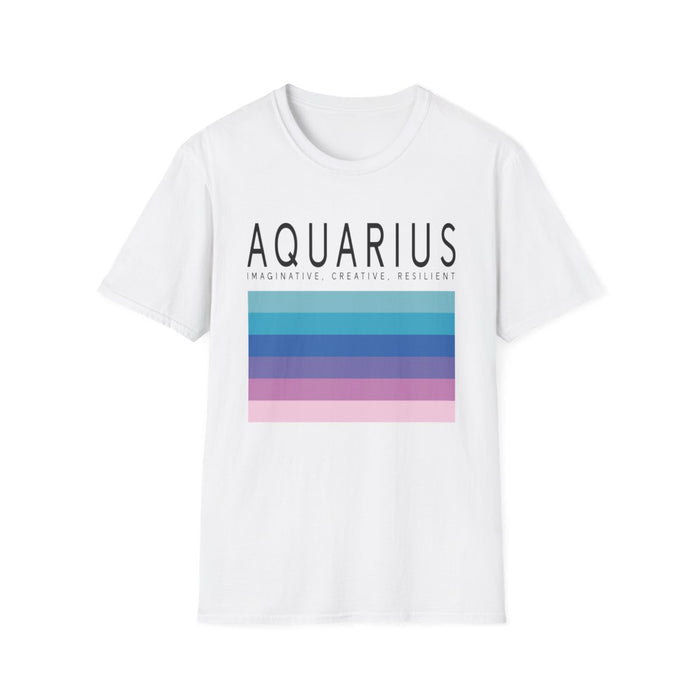 Aquarius Zodiac Graphic T-Shirt - funny t-shirt by Cheeky Business
