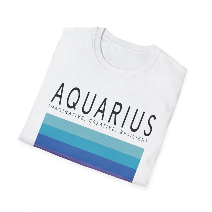 Aquarius Zodiac Graphic T-Shirt - funny t-shirt by Cheeky Business