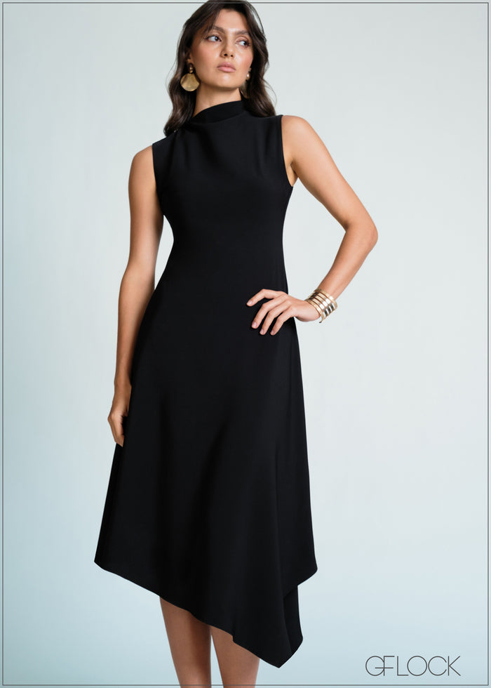 Asymmetric Midi Dress - 170726