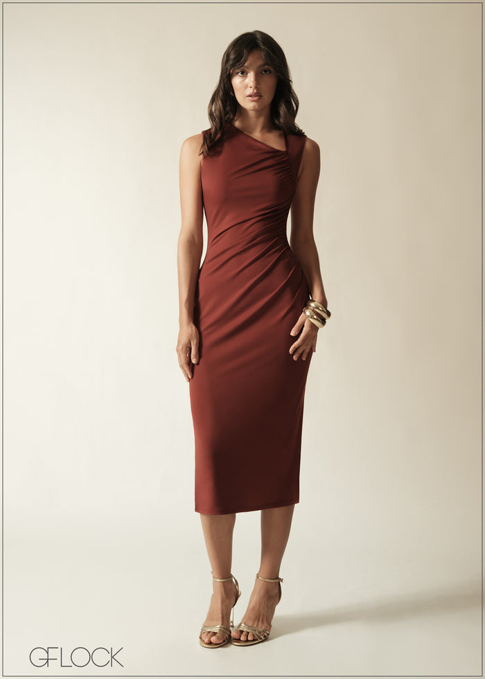 Asymmetrical Column Dress - 190626