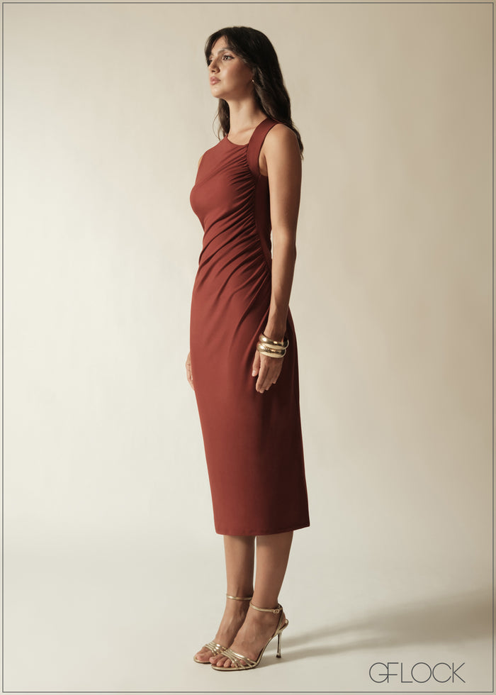 Asymmetrical Column Dress - 190626