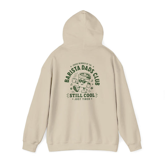 barista dads club emblem funny coffee dad t-shirt gift
