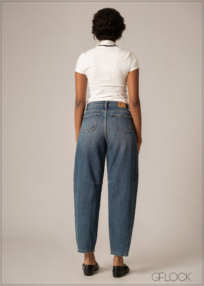 Barrel Jean - Short Length - 220826D