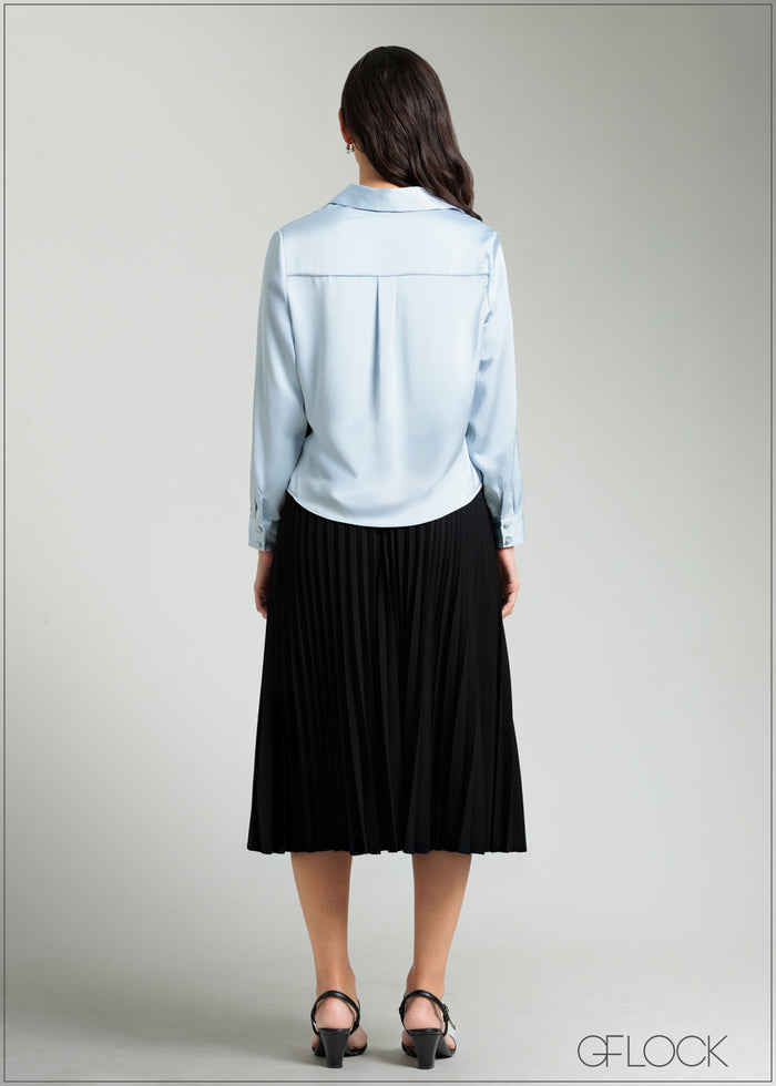 Basic Long Sleeve Shirt - 080825