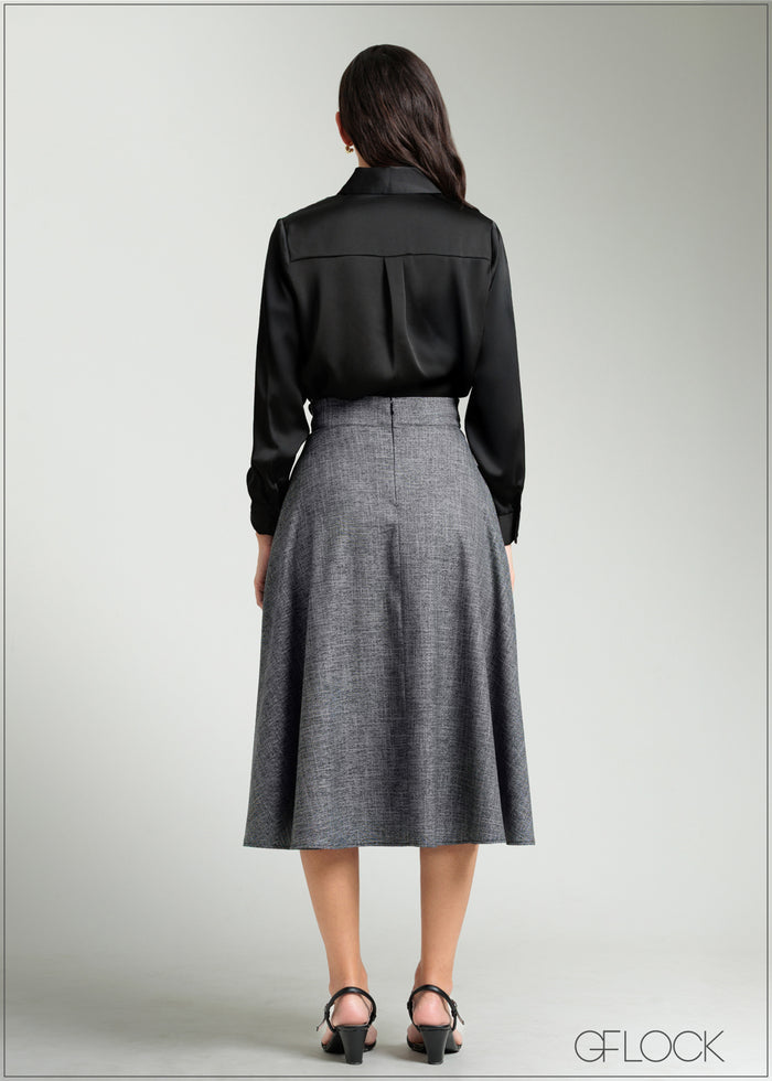 Basic Long Sleeve Shirt - 080825