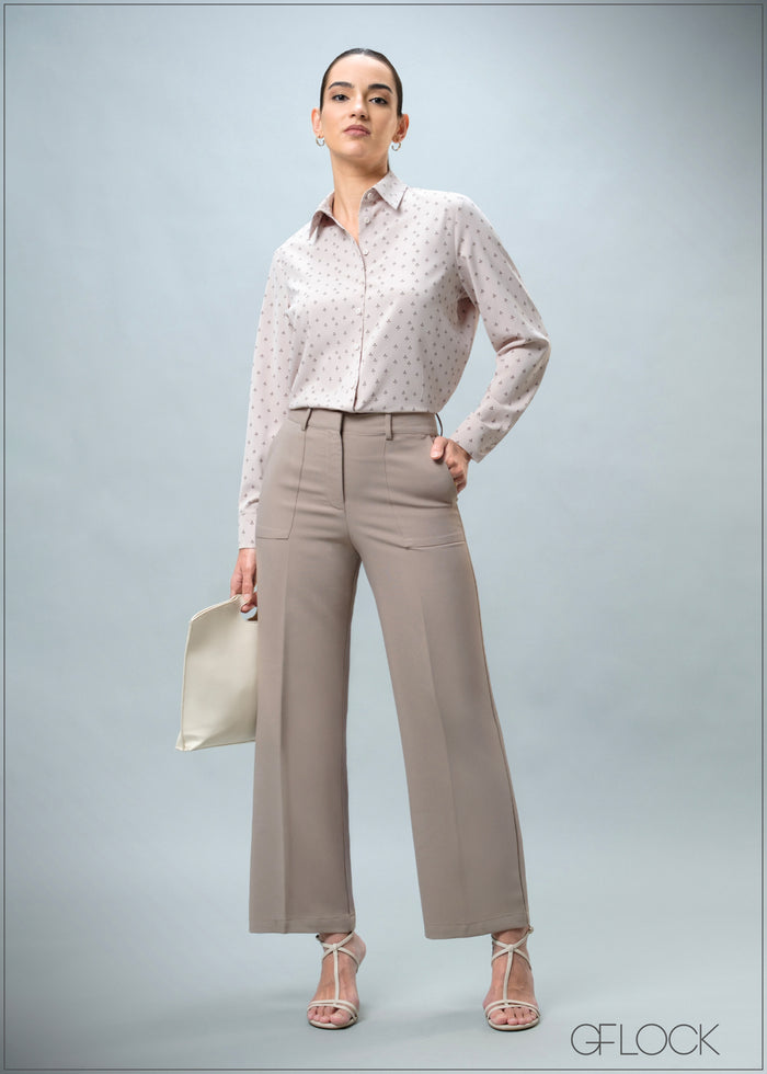 Basic Printed Shirt - 010825
