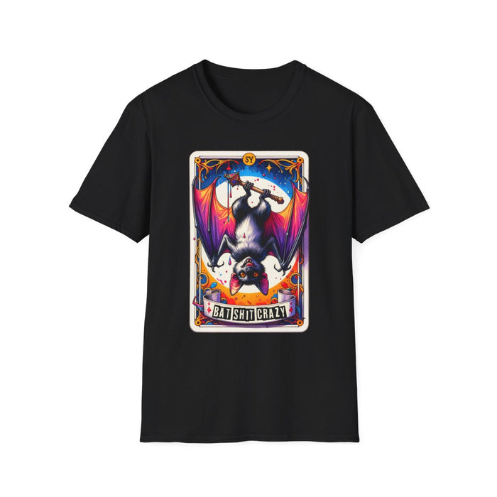Batshit Crazy Tarot Graphic T-Shirt - funny t-shirt by Cheeky Business