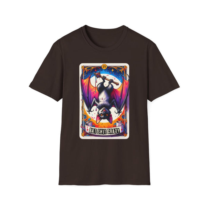 Batshit Crazy Tarot Graphic T-Shirt - funny t-shirt by Cheeky Business
