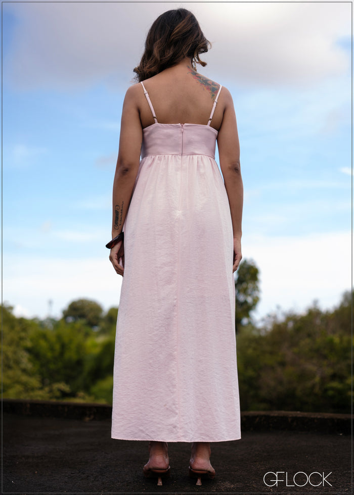 Beaded Strappy Maxi Dress - 171025
