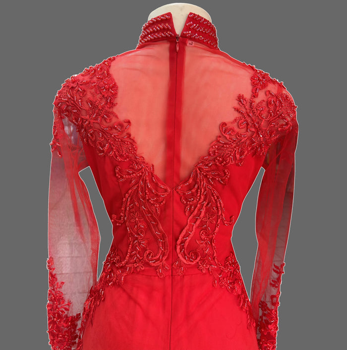 Bedazzled Wedding Ao Dai Set