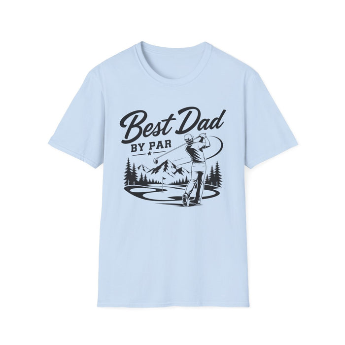 Best Dad By Par Golf T-Shirt - funny t-shirt by Cheeky Business