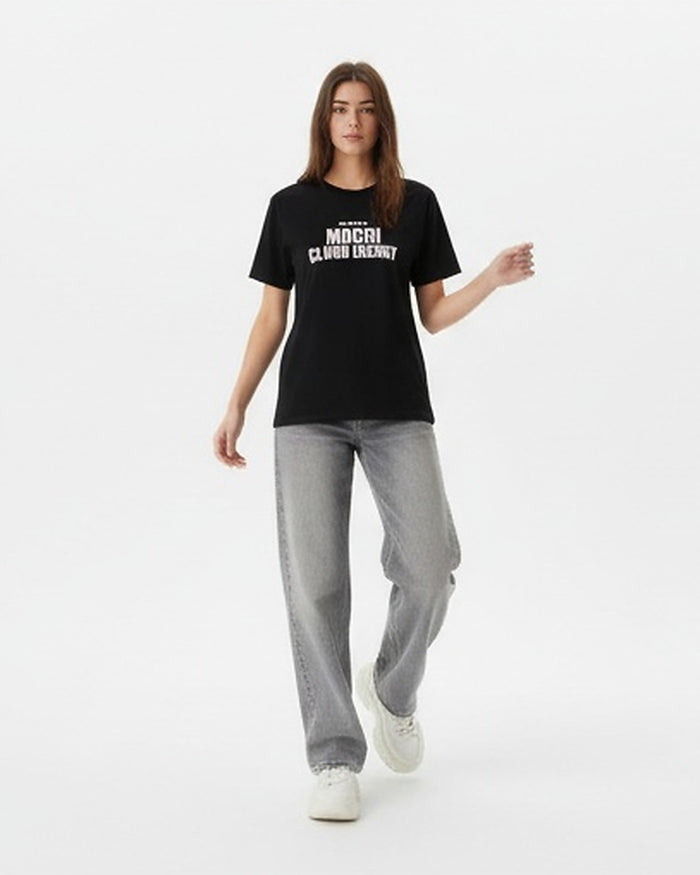 Black Mochi Cloud Energy Graphic T-Shirt - R217232