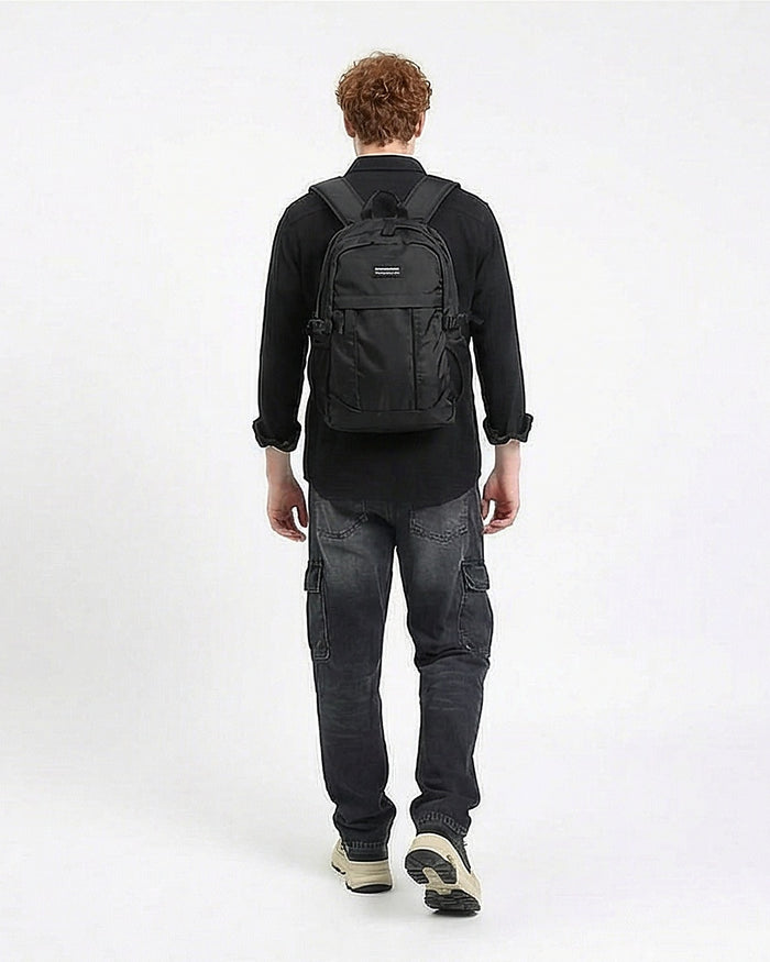 Black Textured Long Sleeve Shirt - O202119