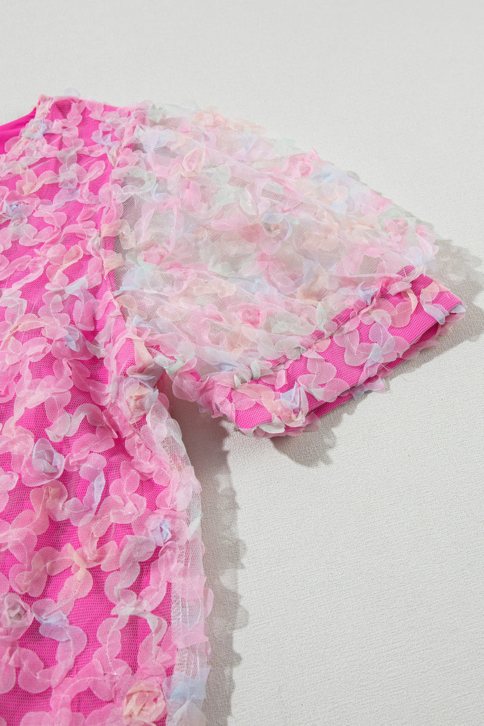 Blouse à manches courtes bouffantes -A WOMAN WE LOVE