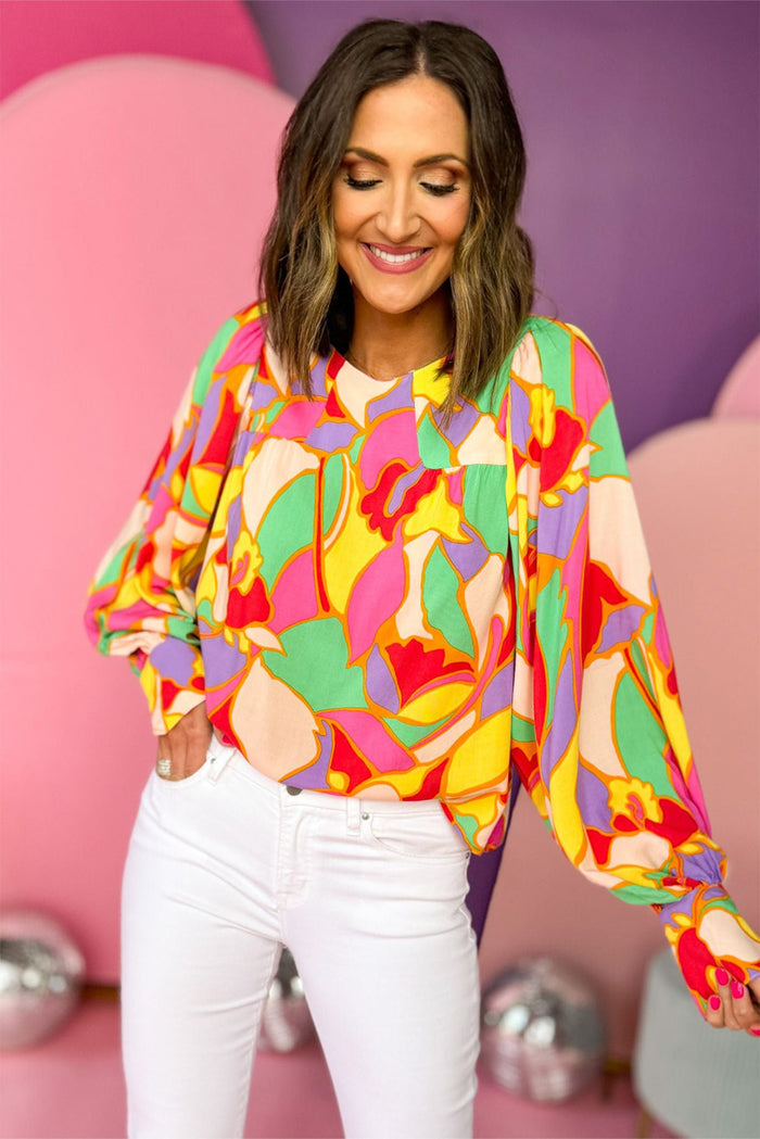 Blouse jaune à manches-A WOMAN WE LOVE