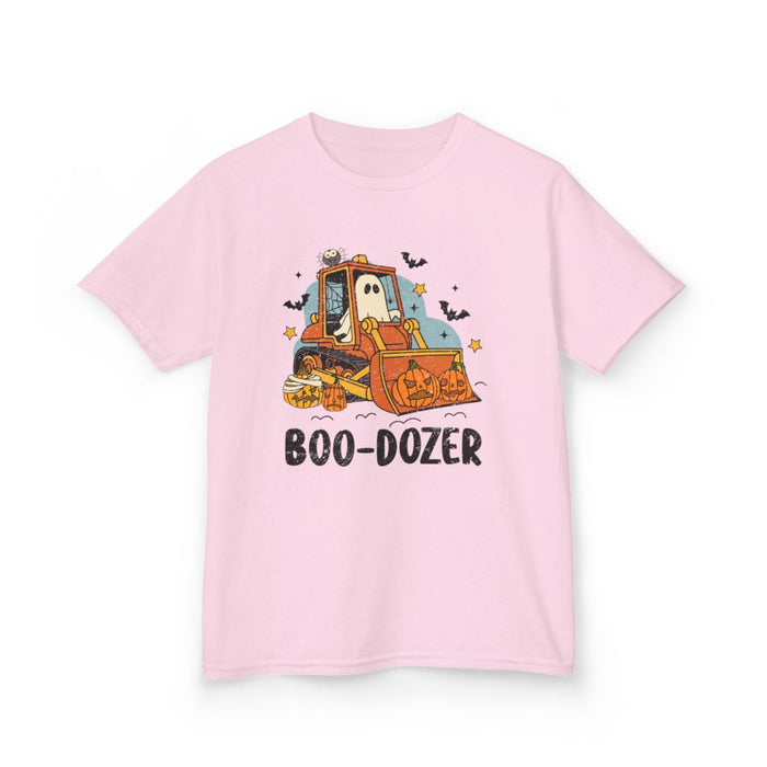 Boo-Dozer Halloween Construction Kids T-Shirt - funny t-shirt by Cheeky Business