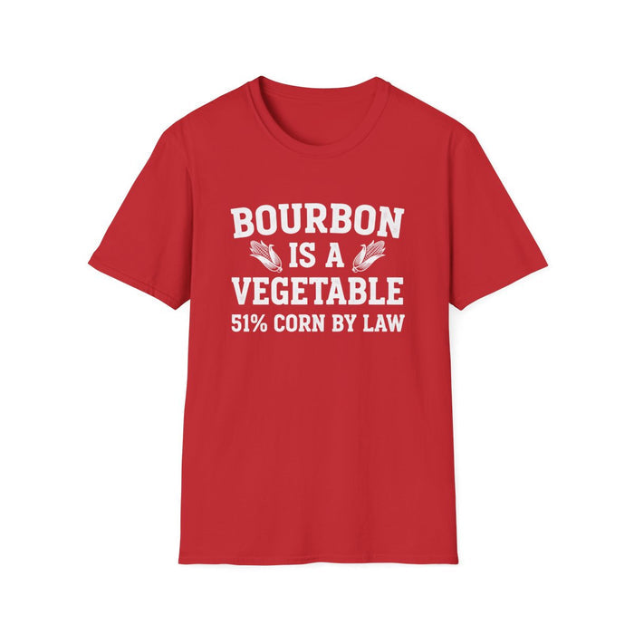 Bourbon Is a Vegetable T-Shirt - funny t-shirt by Cheeky Business
