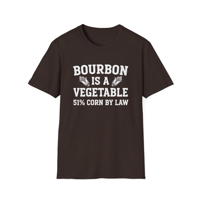 Bourbon Is a Vegetable T-Shirt - funny t-shirt by Cheeky Business