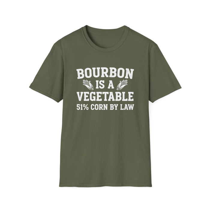 Bourbon Is a Vegetable T-Shirt - funny t-shirt by Cheeky Business