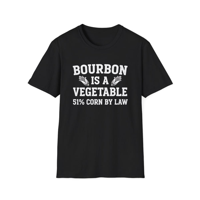 Bourbon Is a Vegetable T-Shirt - funny t-shirt by Cheeky Business