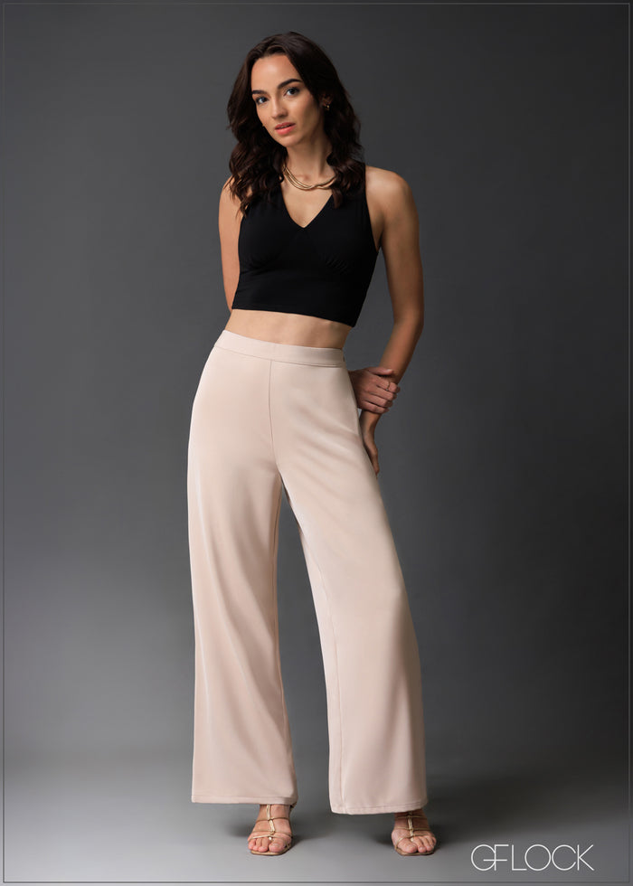Bustier Detail Halter Top - 020525