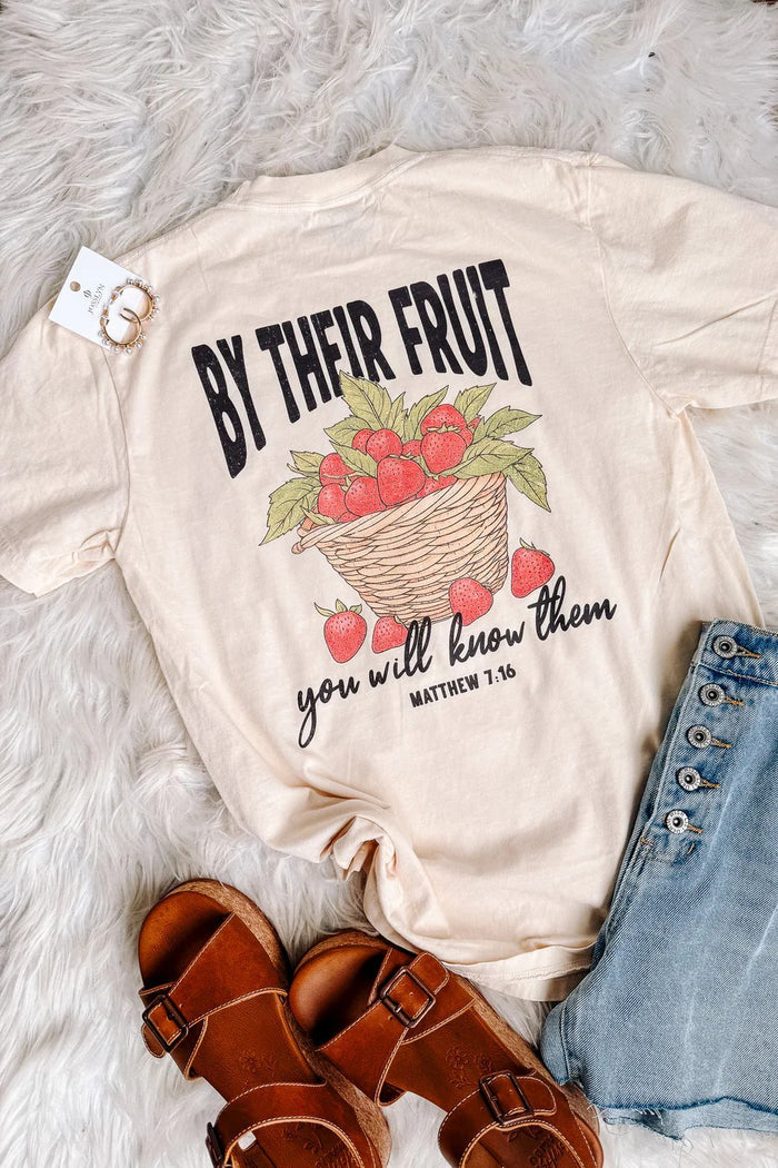 BY THEIR FRUIT GRAPHIC TEE - IVORY