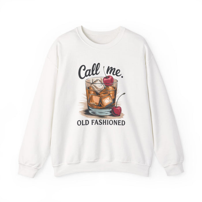 Call Me Old Fashioned Cocktail Sweatshirt - funny sweatshirt by Cheeky Business